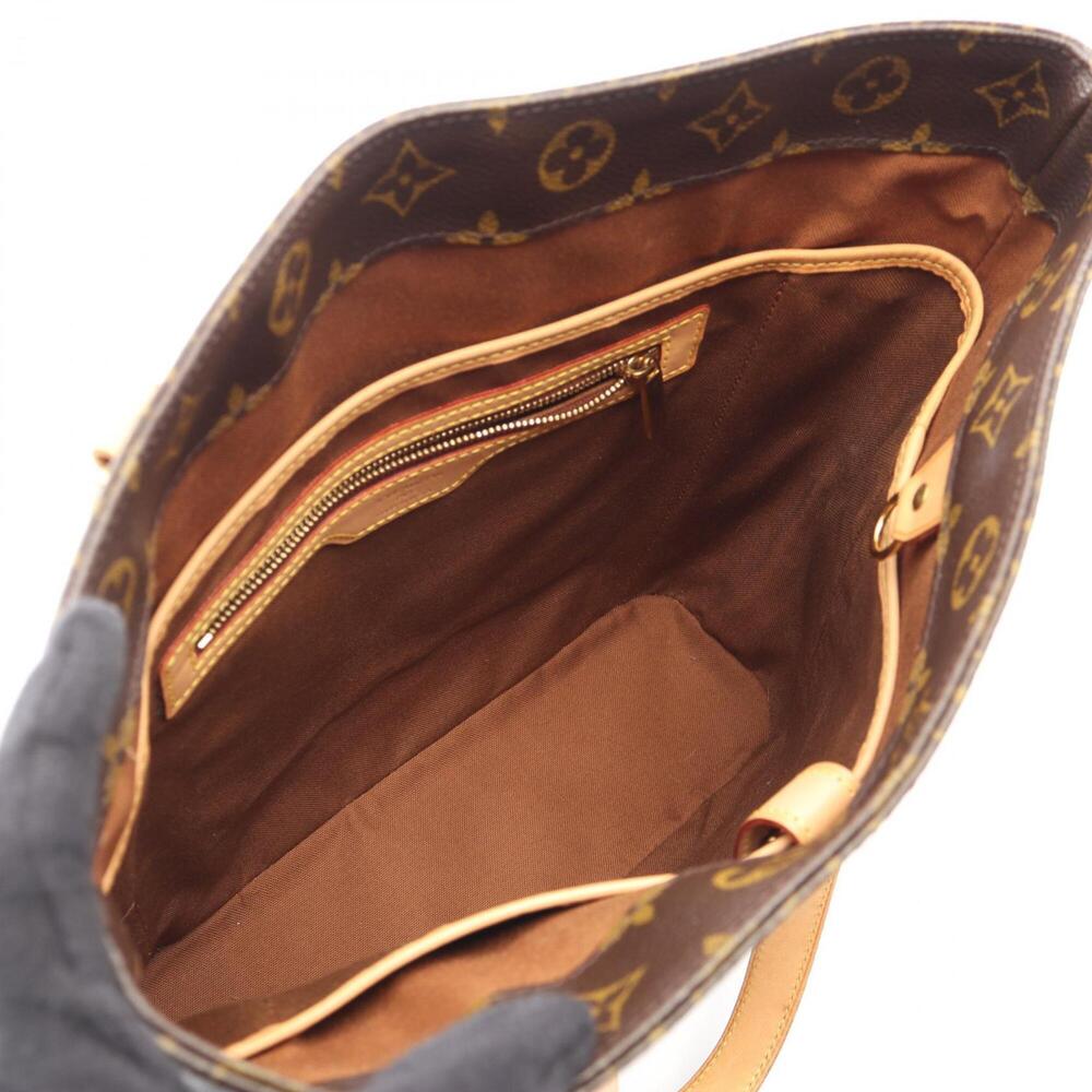 LOUIS VUITTON Brown Monogram Leather Tote Bag - Picture 3 of 9